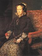 Portrait of Mary, Queen of England gg MOR VAN DASHORST, Anthonis